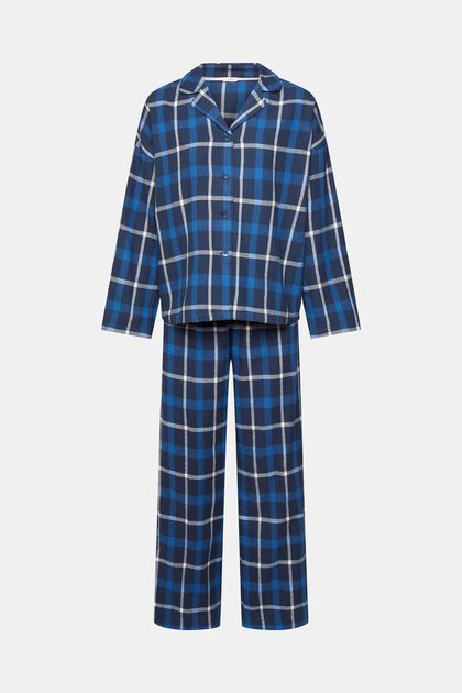 Ternet pyjamassæt i flonel