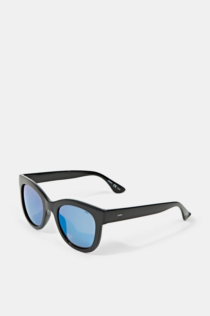 Statement-solbriller med spejlglas, BLUE, detail image number 2