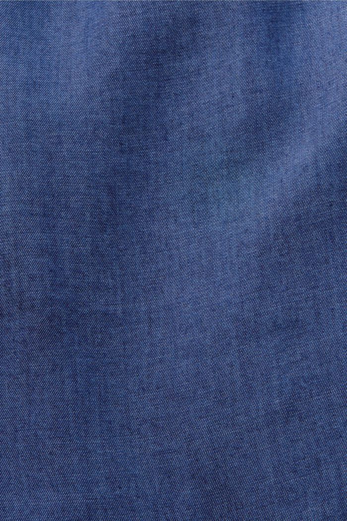 Oversized skjortebluse, TENCEL™, BLUE DARK WASHED, detail image number 6