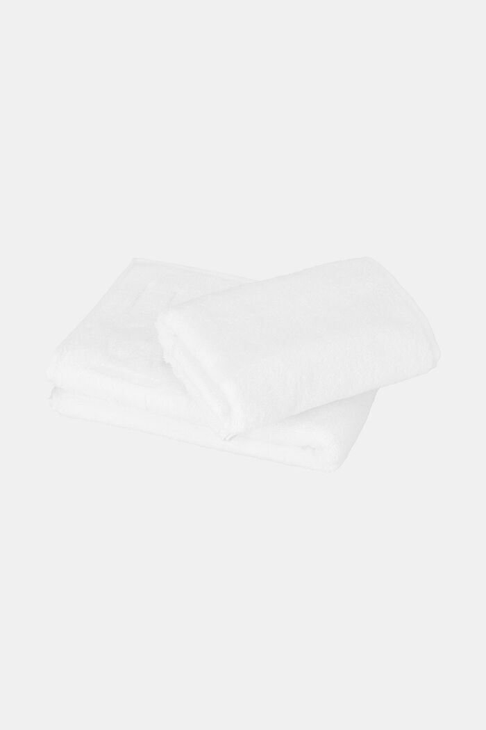 2-pak håndklæder, WHITE, detail image number 0
