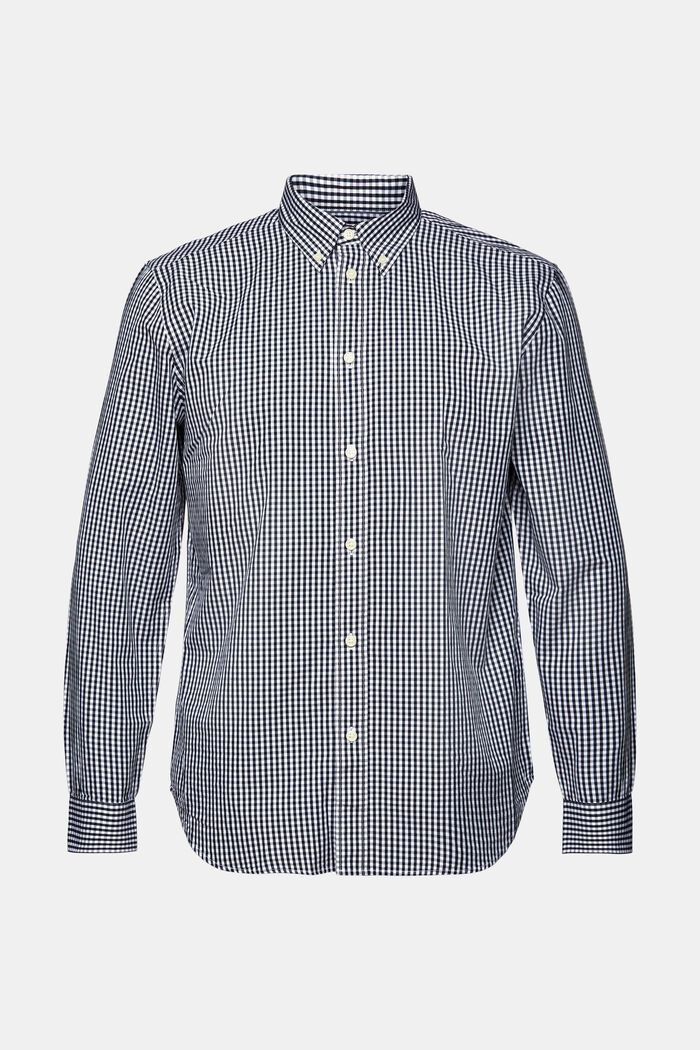 Button down-skjorte med vichytern, 100 % bomuld, NAVY, detail image number 5