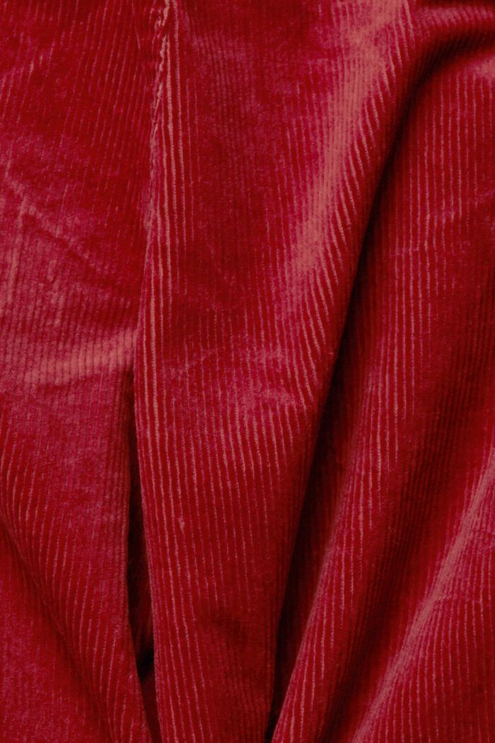 Fløjlsbukser med mellemhøj talje, TERRACOTTA, detail image number 1