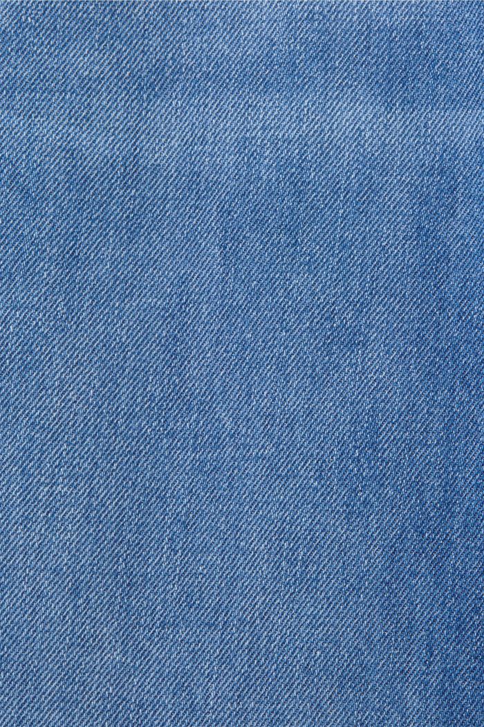Lette jeans med vide bukseben, BLUE MEDIUM WASHED, detail image number 6