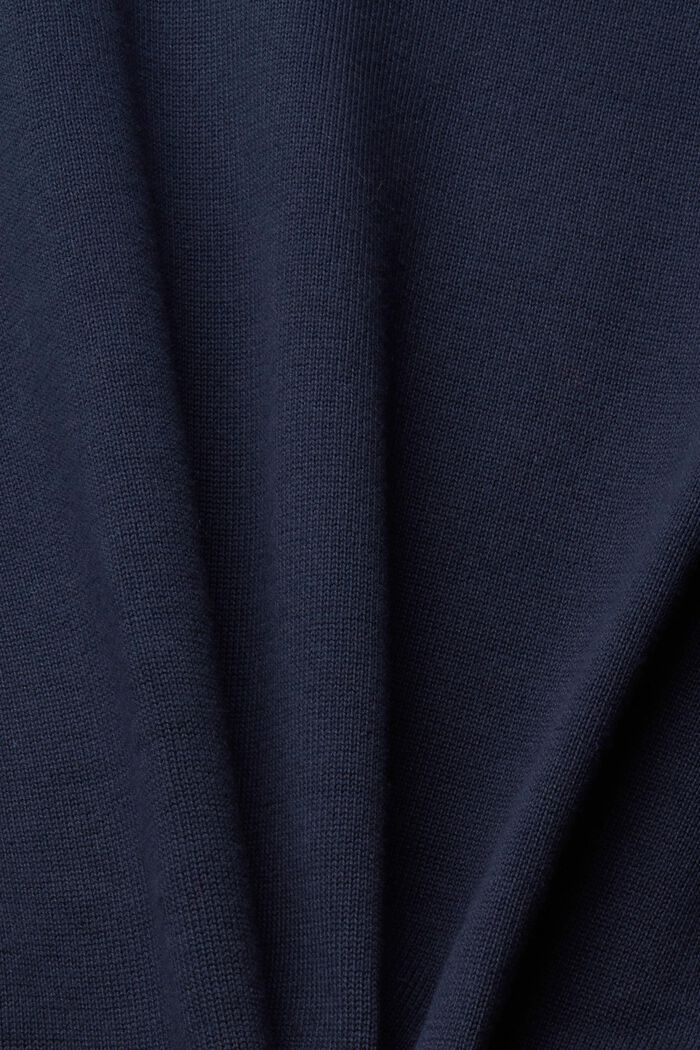 Pullover i strik med løs pasform, NAVY, detail image number 1
