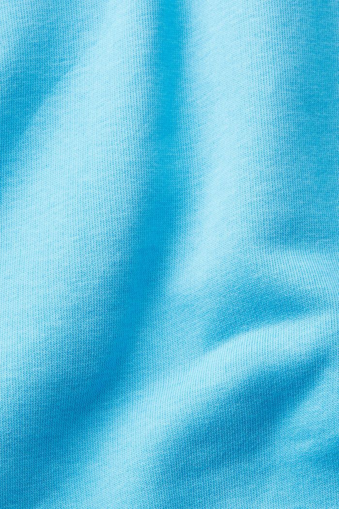 Sweatshirt med hætte, TURQUOISE, detail image number 5