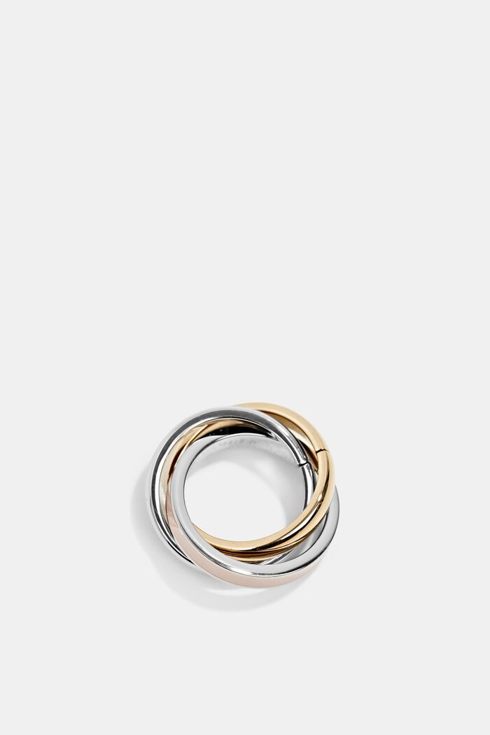 Trio-ring af rustfrit stål, ROSEGOLD BICOLOUR, detail image number 0