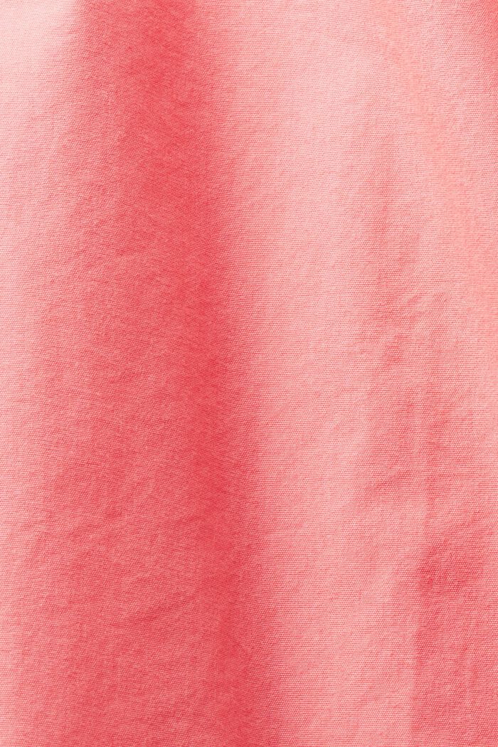 Skjorte i bomuldspoplin, PINK, detail image number 4
