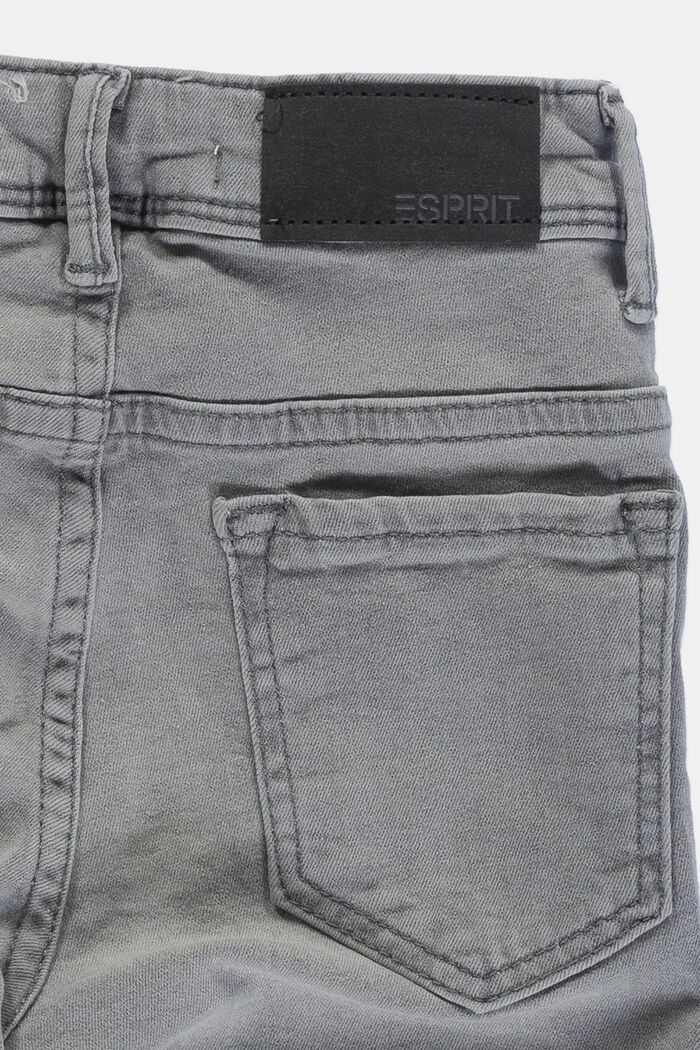 Jeans med justerbar livvidde, GREY MEDIUM WASHED, detail image number 2