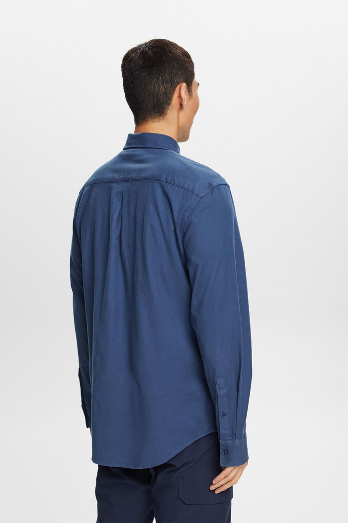 Regular fit-skjorte i twill, GREY BLUE, detail image number 3