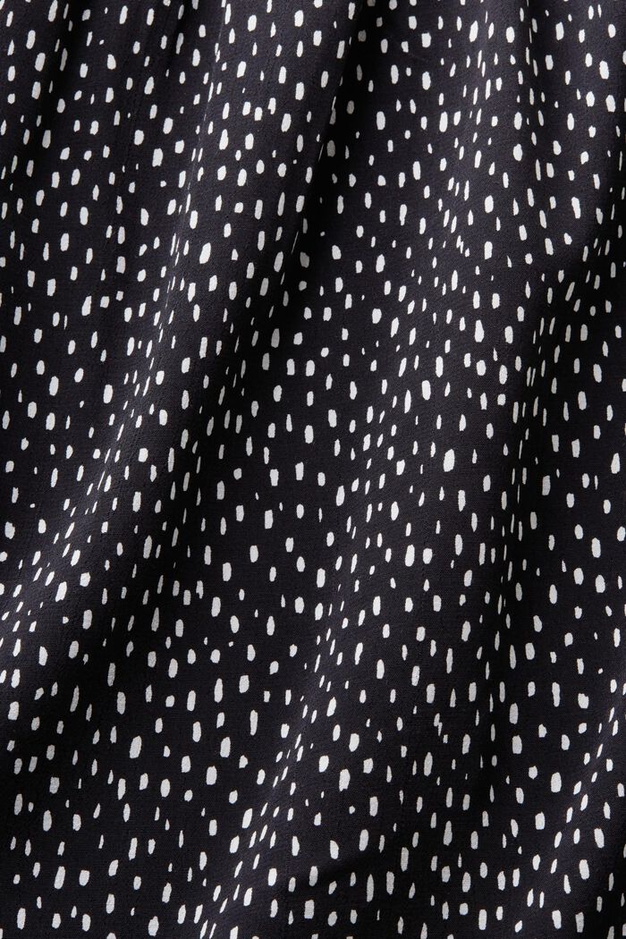Mønstret kjole, LENZING™ ECOVERO™, BLACK, detail image number 5