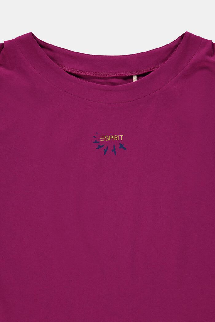 T-shirt med print, BERRY PURPLE, detail image number 2