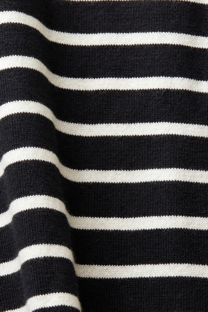 Sweater med høj hals, NEW BLACK, detail image number 5