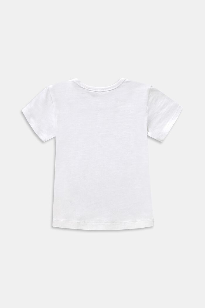 T-shirt med farveskift, 100% økologisk bomuld, WHITE, detail image number 1