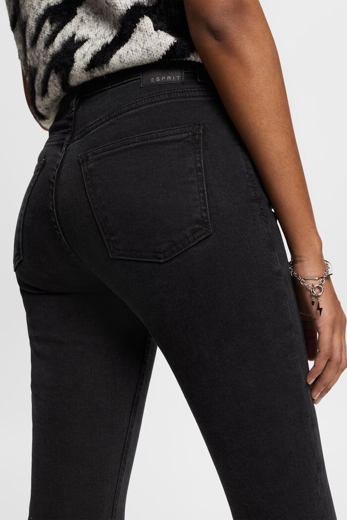 Jeans i sort denim, BLACK DARK WASHED, detail image number 4