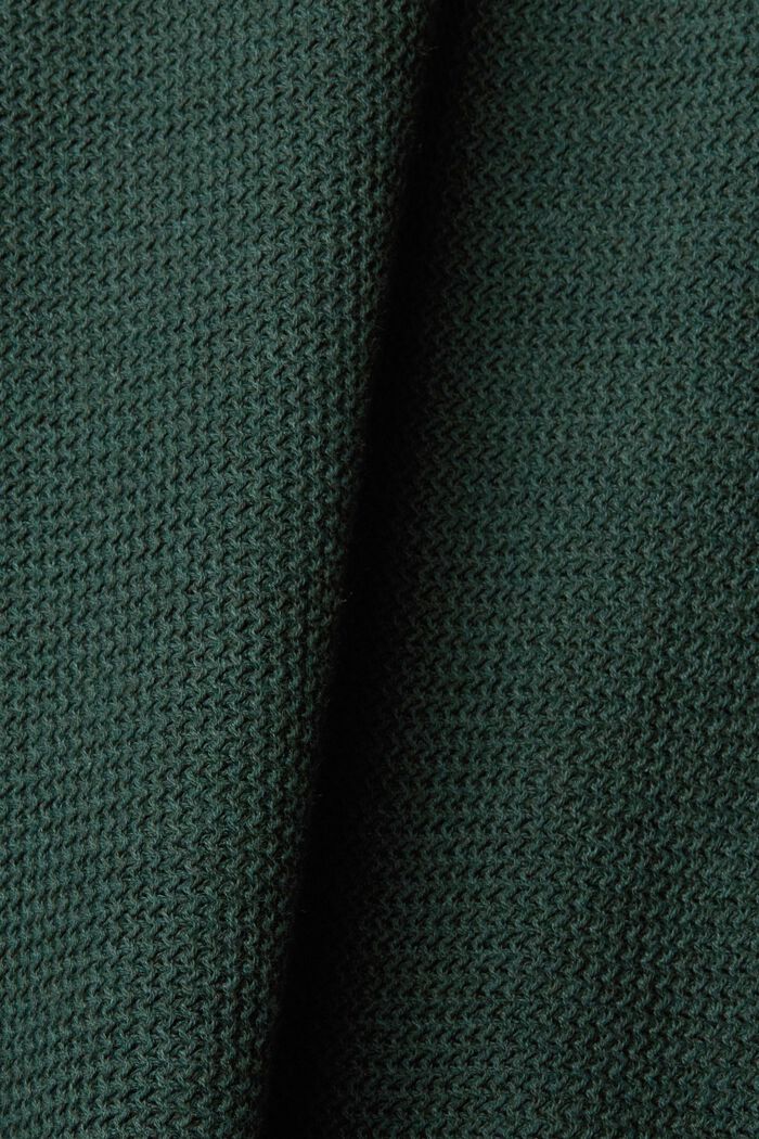 Stribet sweater, DARK TEAL GREEN, detail image number 1