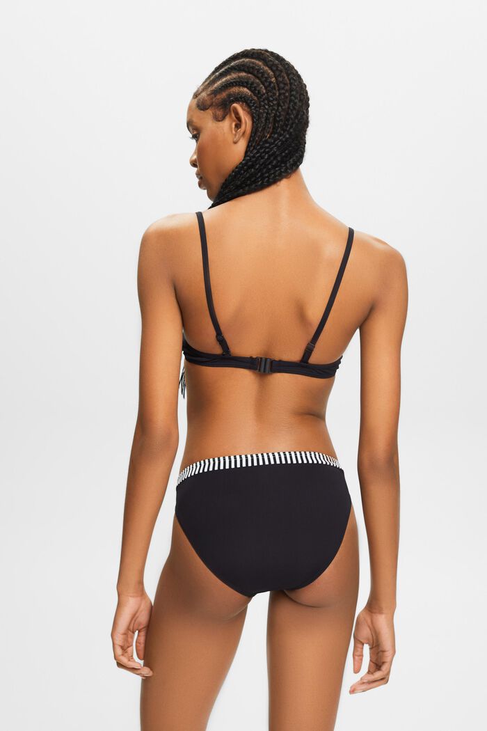 Polstret bikinitop med bøjle, BLACK, detail image number 3