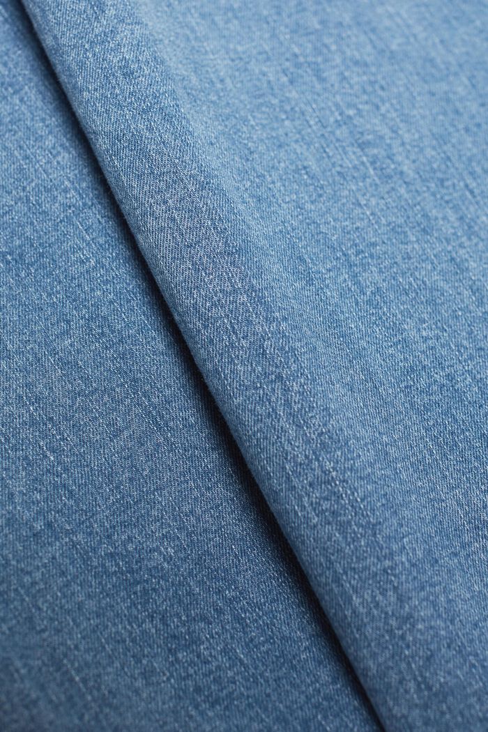 Jeans med vide ben, BLUE MEDIUM WASHED, detail image number 6