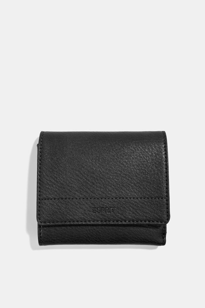 Lille pung i læder-look, BLACK, overview