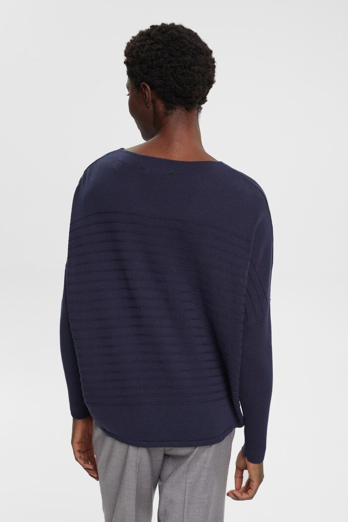 Stribet pullover, NAVY, detail image number 3