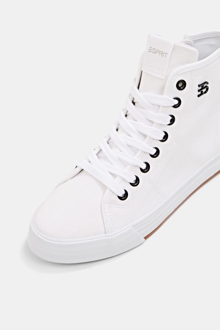 Sneakers med højt skaft, WHITE, detail image number 3