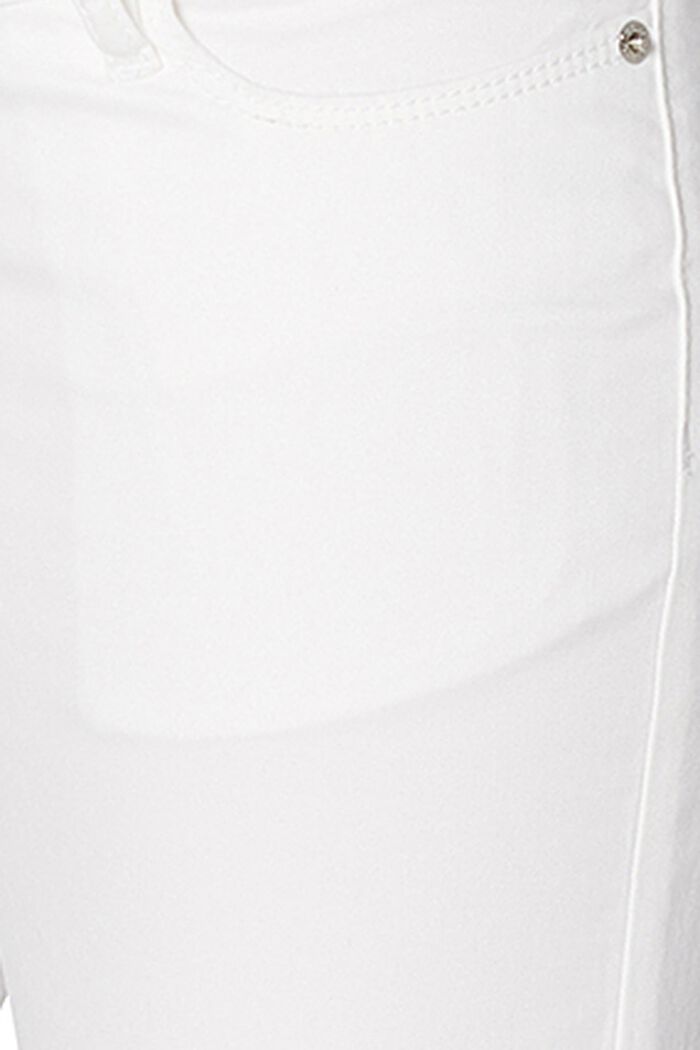 MATERNITY Bukser med høj støttelinning, BRIGHT WHITE, detail image number 4