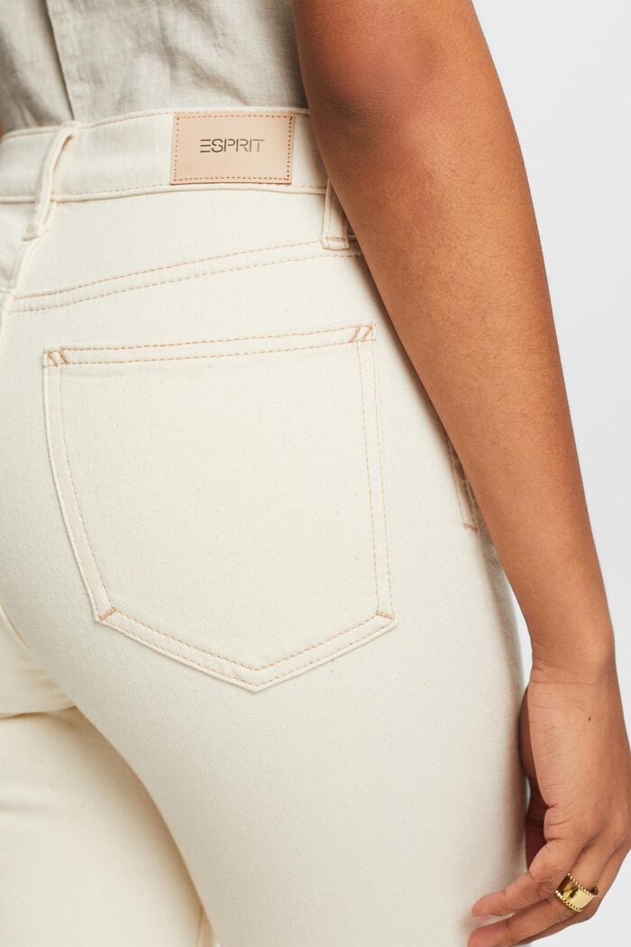 Bootcut-jeans med ultrahøj talje, OFF WHITE, detail image number 3