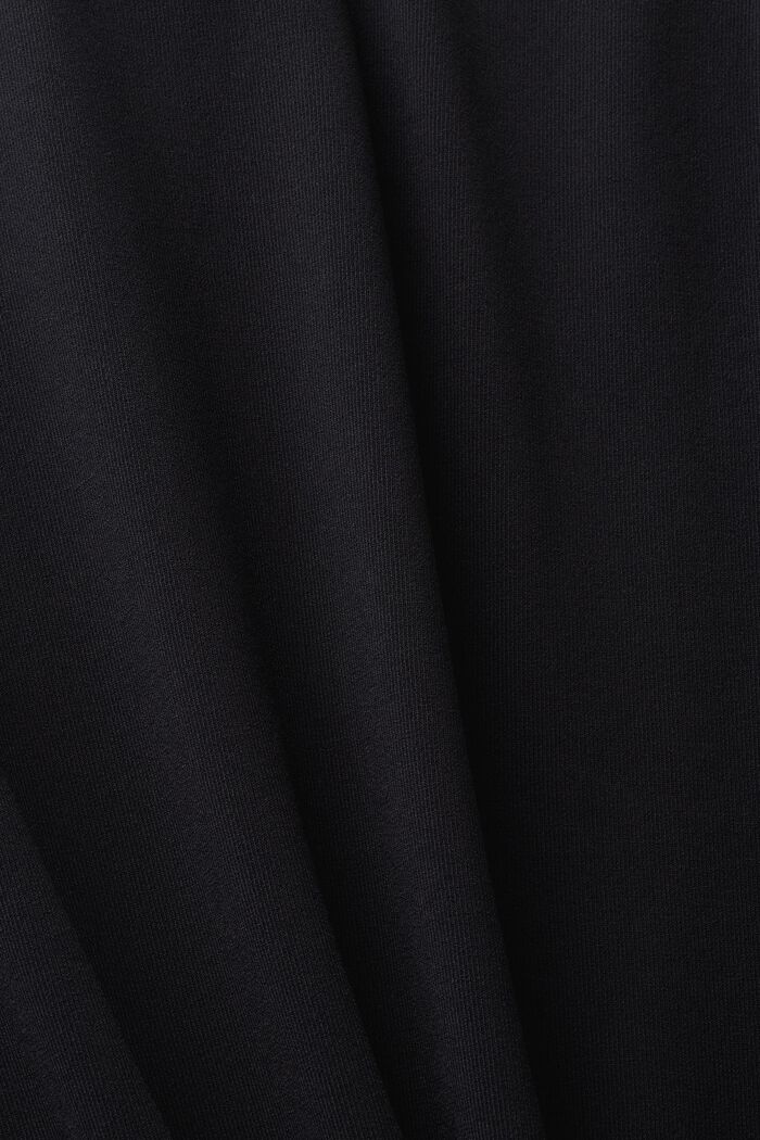 Midi-nederdel i tech-strik, BLACK, detail image number 4