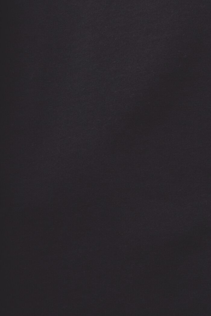 Unisex jersey-T-shirt i økologisk bomuld med print, BLACK, detail image number 6