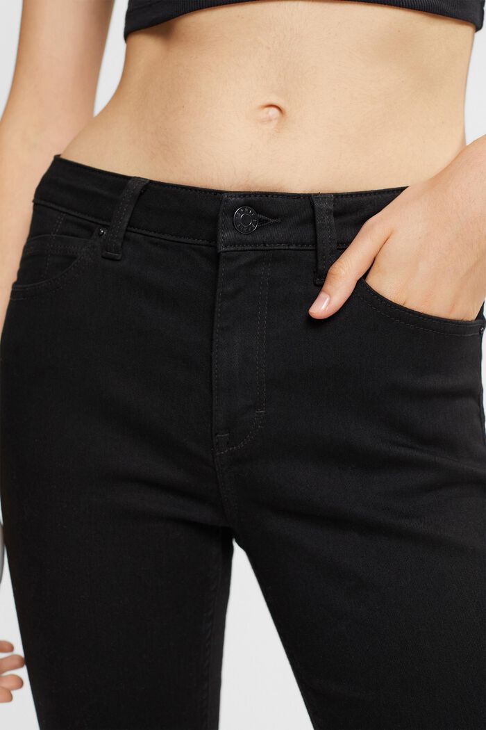 Jeans i bomuldsblanding med stretchkomfort, BLACK RINSE, detail image number 3