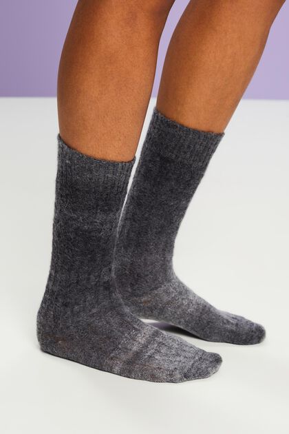 Sokker i uld-/alpacamiks