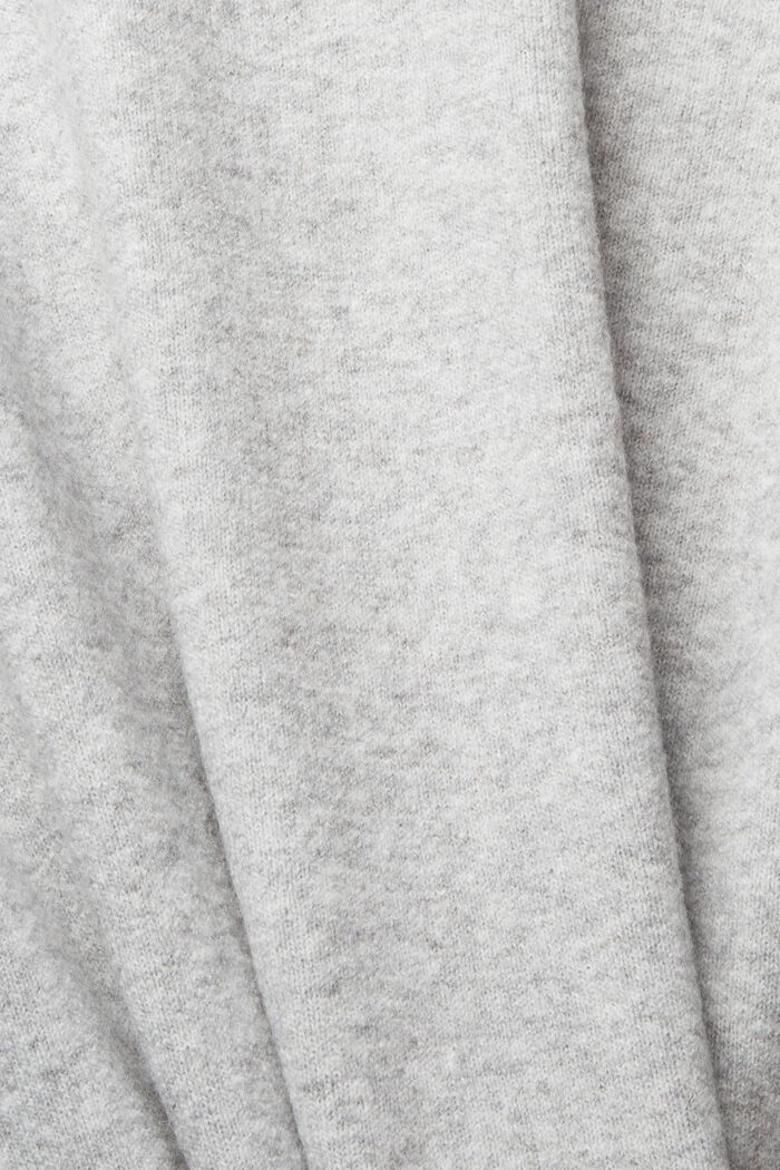 Med uld: cardigan uden lukning, LIGHT GREY, detail image number 1