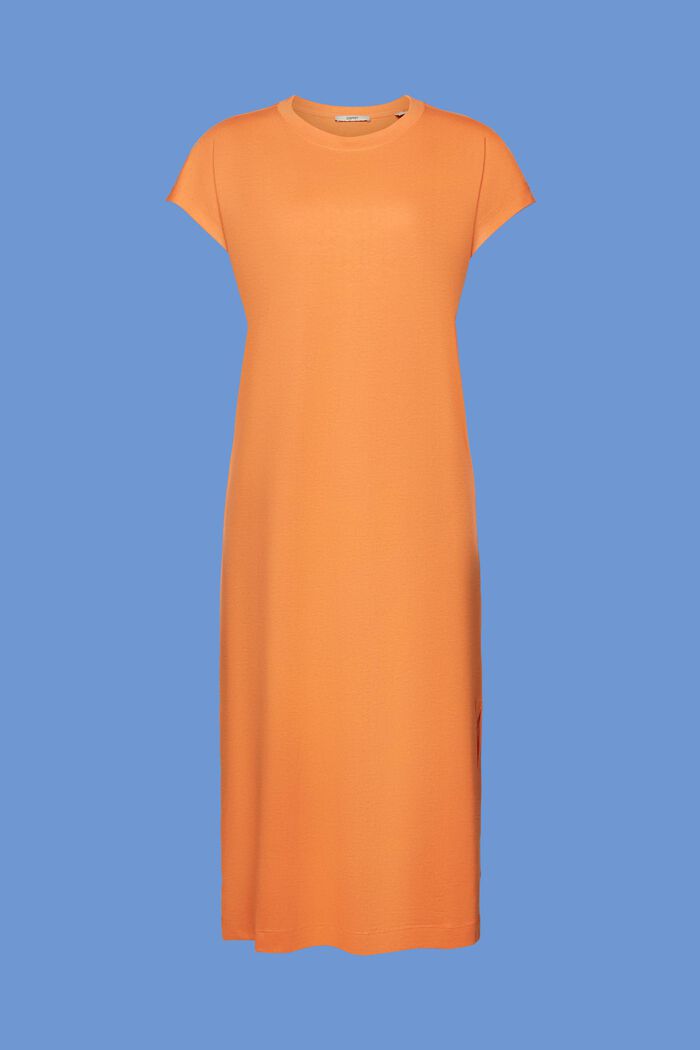Midi-kjole i jersey, ORANGE, detail image number 6