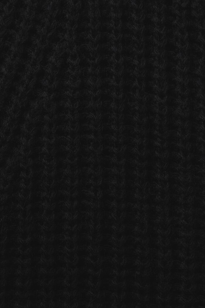 Sweater i ribstrik, BLACK, detail image number 5