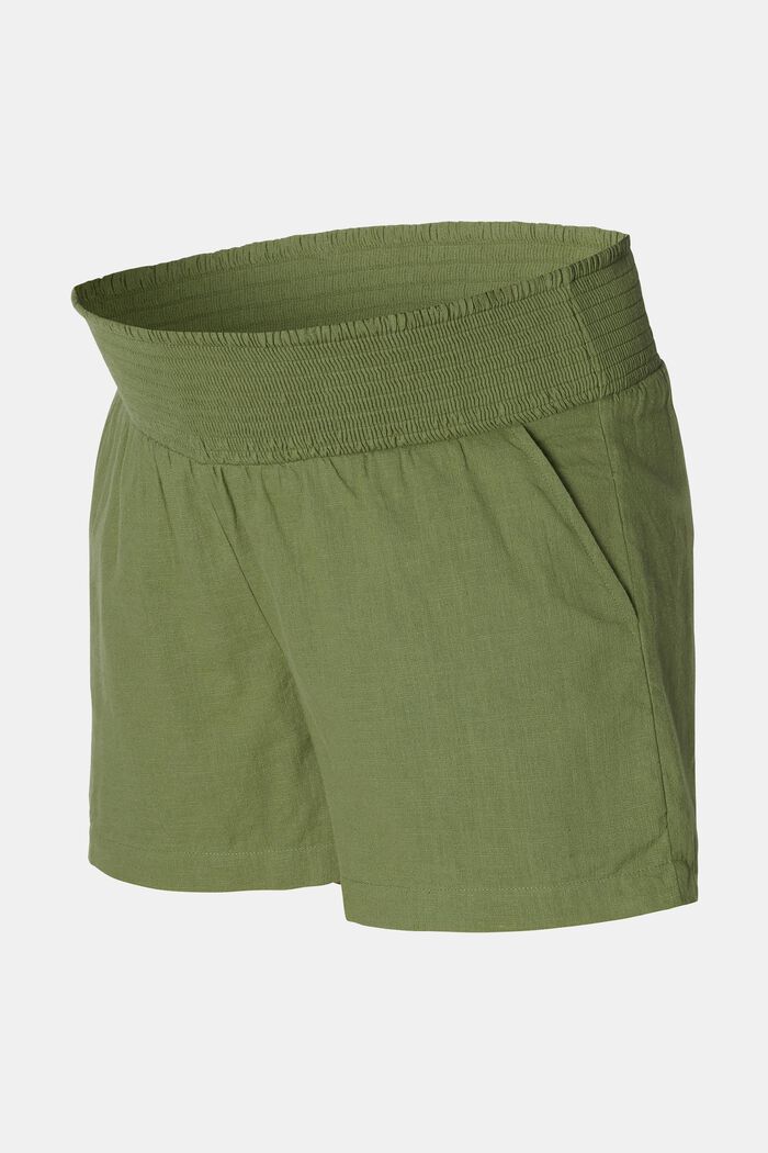 MATERNITY shorts med lav støttelinning, OLIVE GREEN, detail image number 4