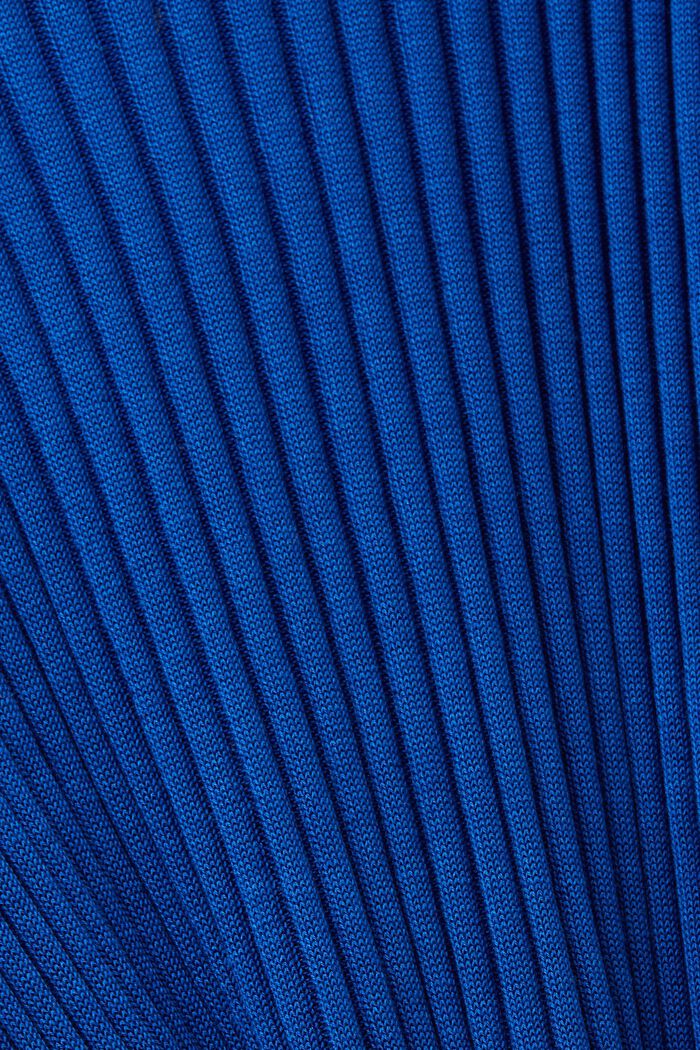 Sweater i ribstrik, BRIGHT BLUE, detail image number 5