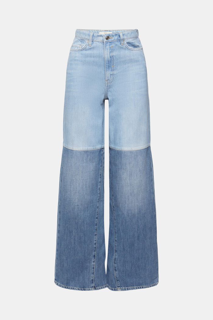 Jeans med blandet denim