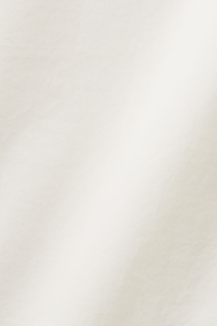 Ærmeløs bluse, 100 % bomuld, OFF WHITE, detail image number 4