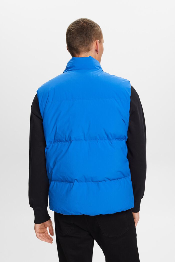 Quiltet puffervest, BRIGHT BLUE, detail image number 3