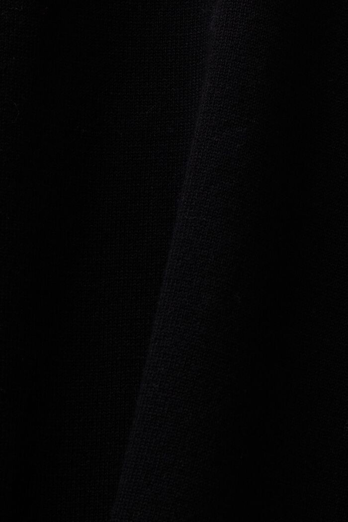 Rullekravesweater med flagermusærmer, BLACK, detail image number 7