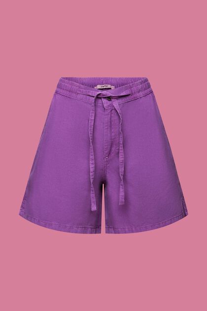 Casual shorts med elastisk talje
