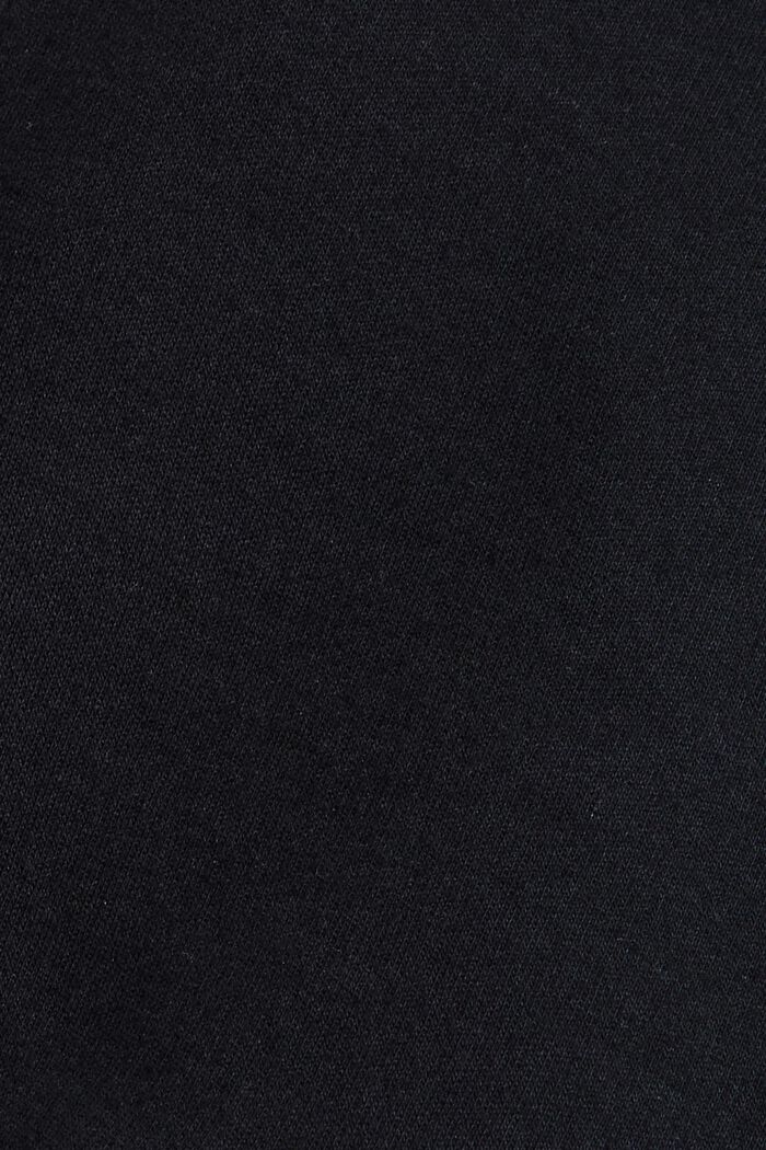 Sweatshirt med lynlås, bomuldsmiks, BLACK, detail image number 4
