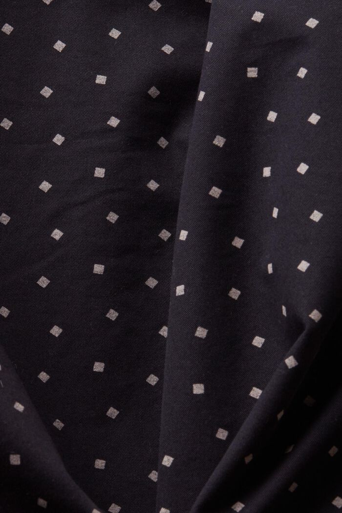 Chino-shorts med tryk, BLACK, detail image number 5