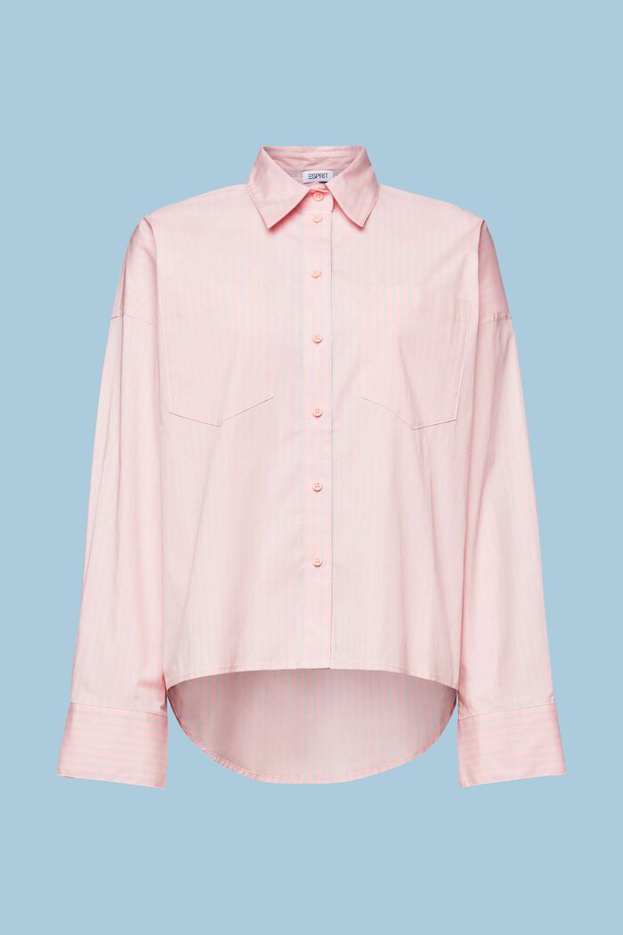 Stribet button down-skjorte, PINK/LIGHT BLUE, detail image number 6