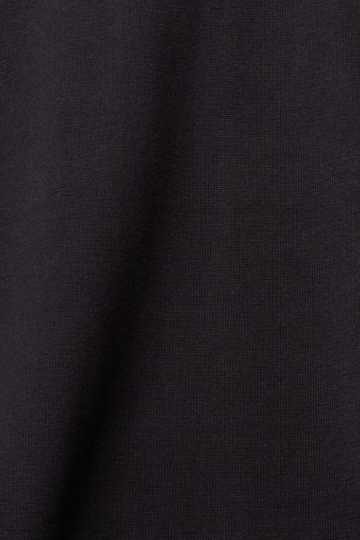 Hættepullover i strik, BLACK, detail image number 1