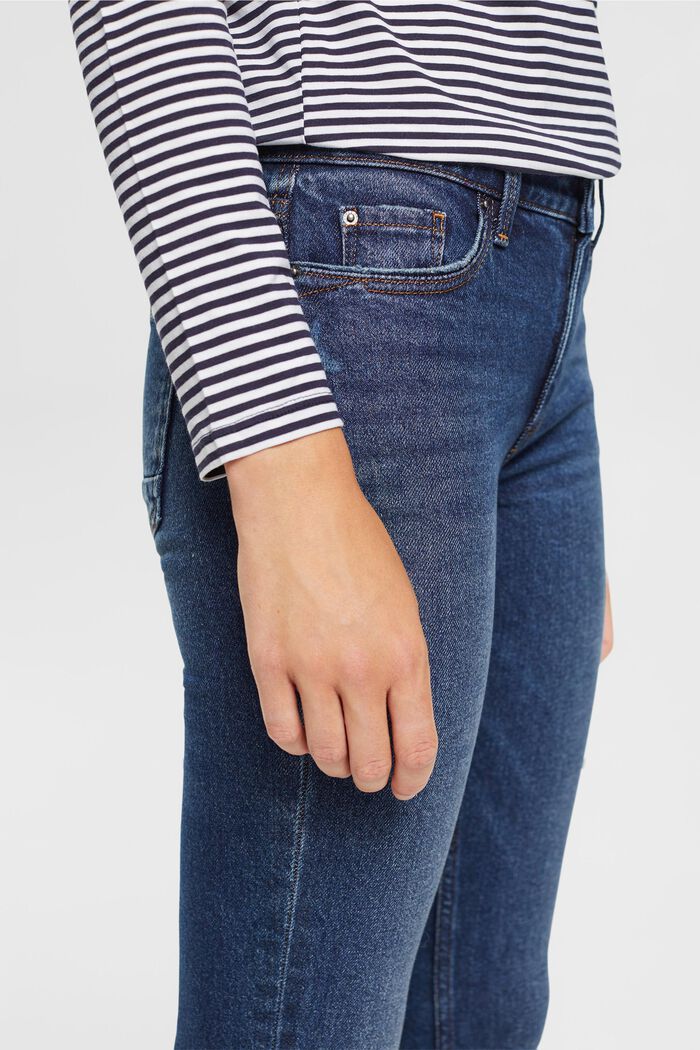 Jeans med lige ben, BLUE DARK WASHED, detail image number 2