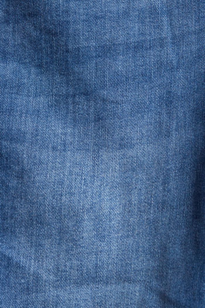 Shaping-jeans med stretch, BLUE MEDIUM WASHED, detail image number 4