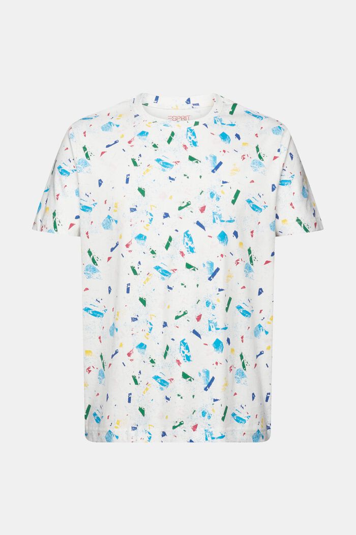 Bomulds-T-shirt med allover-print, ICE, detail image number 6