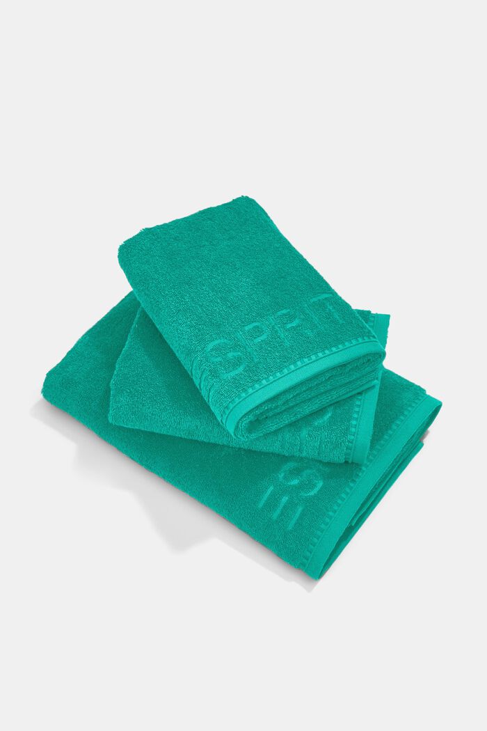 Med TENCEL™: Håndklædesæt af frotté med 3 stk., OCEAN TEA, detail image number 0