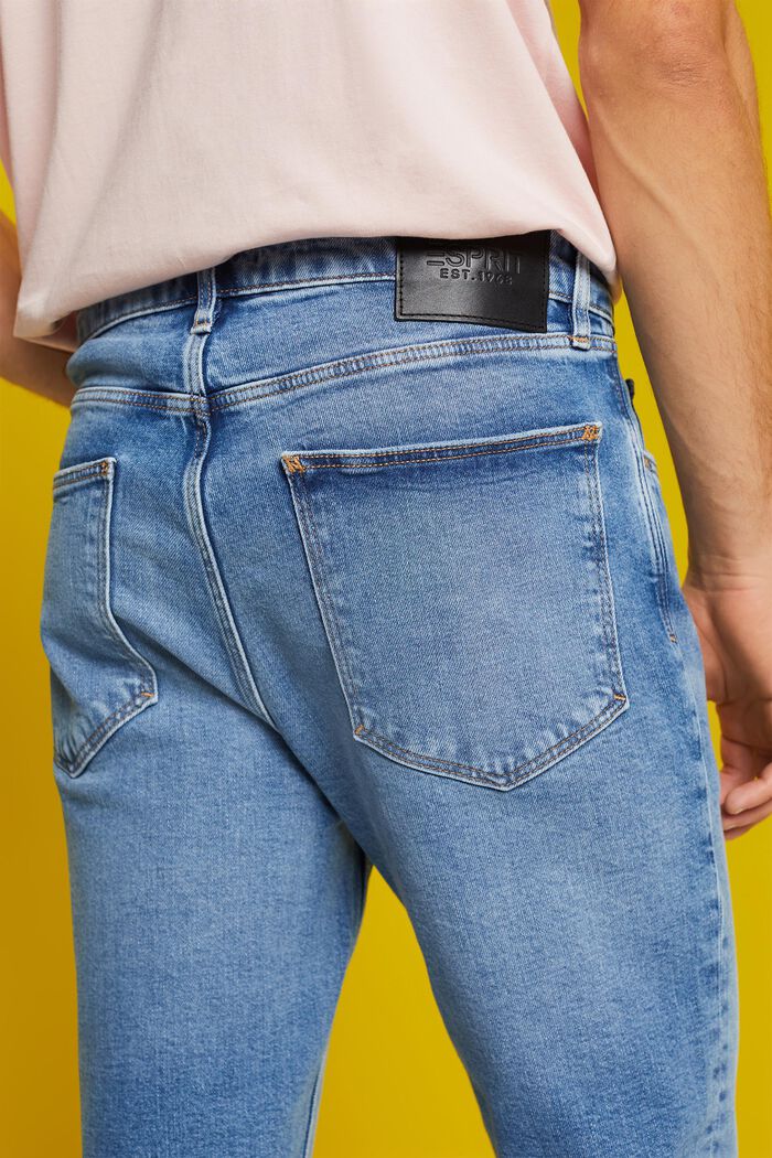 Jeans i en afslappet slim fit-pasform, BLUE MEDIUM WASHED, detail image number 2