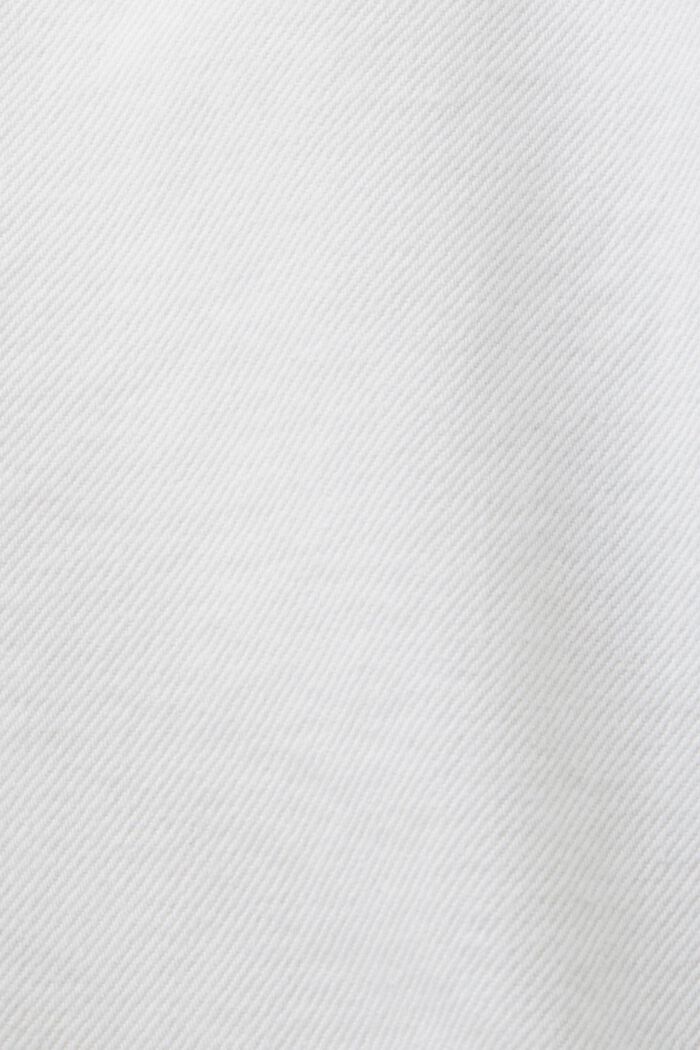 Denimshorts, 100 % bomuld, WHITE, detail image number 6